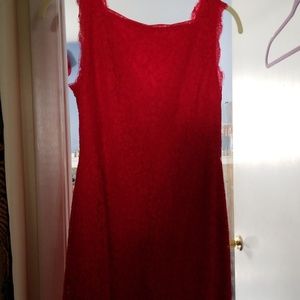Red Lace Dress